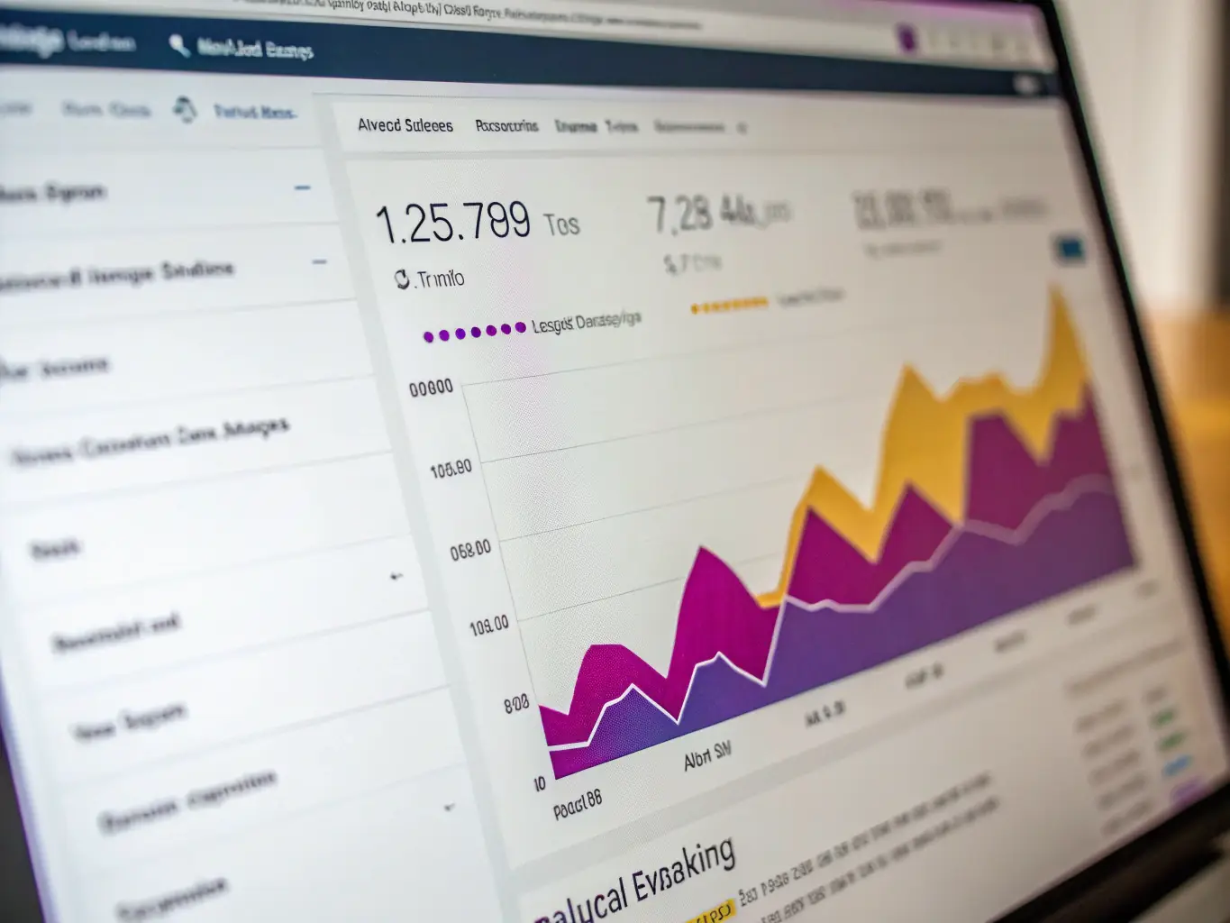 A graph showing improved search engine rankings and website traffic, illustrating Refreshed Website's expertise in SEO services and driving organic growth for businesses.